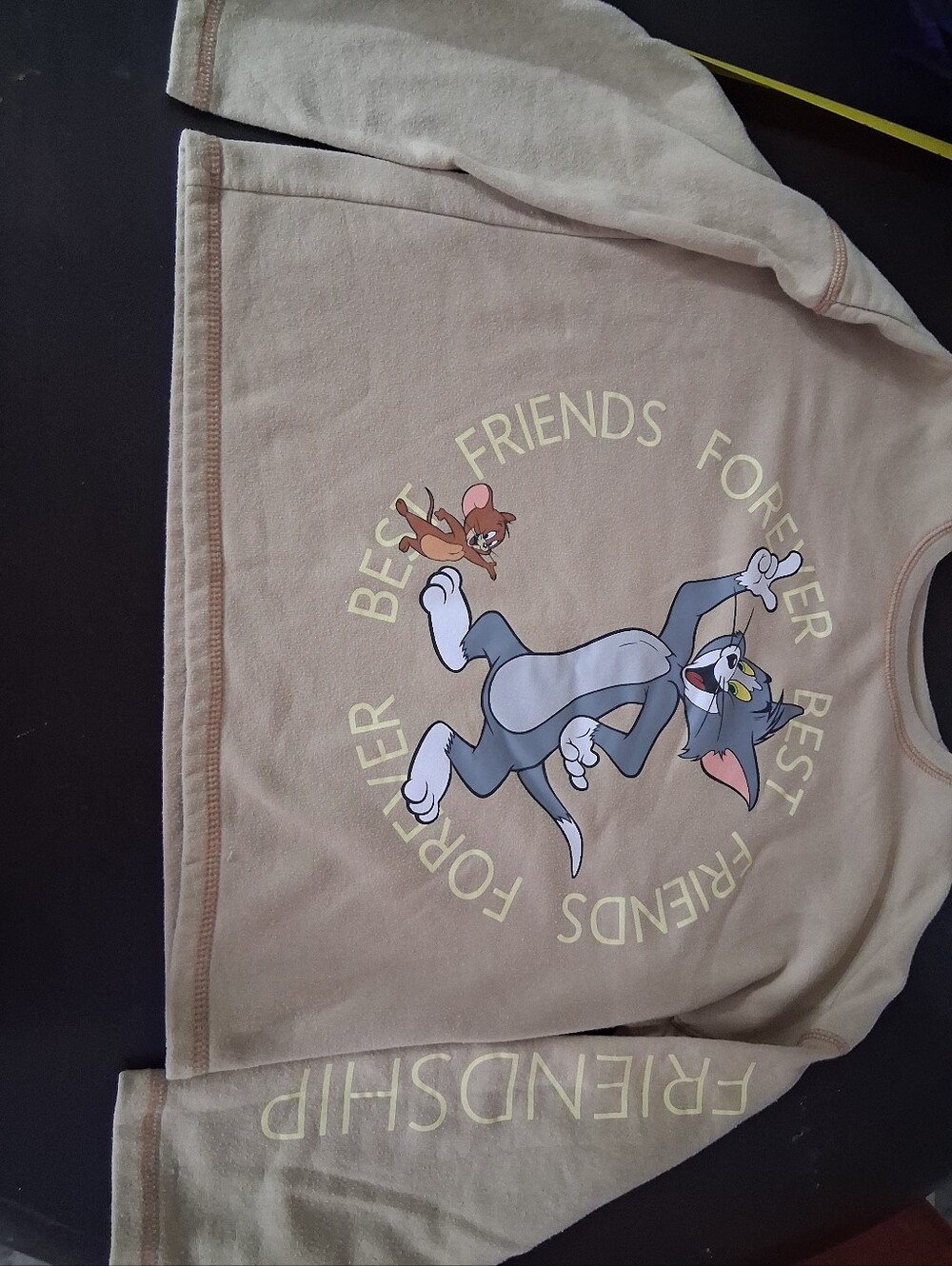 & Other Stories Beige Kids Tom & Jerry 'Best Friends' Sweatshirt